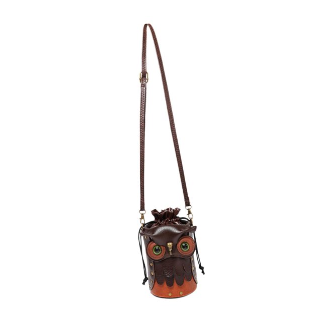 Bolso de hombro Steampunk para mujer, bolso de piel sintética tipo hobo para teléfono, bolso tipo cubo con cordón