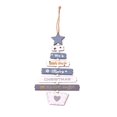 thumbnail image 2 of PENGXIANG Delicate Hanging Pendant Easy Installation Wood Wear-resistant Christmas Word Pattern for Home, 2 of 9