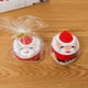 thumbnail image 3 of 2 piezas Weihnachten Baumwolle Handtücher Kreativ Gefaltete Waschlappen Festliche Geschenke für Mädchen Kinder (Weihnachtsmann und Schneemann) JFHHH pequeña, 3 of 5