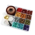 thumbnail image 2 of Kit de sellos de cera con velas de té Kit de sellos de cera Kit de cuentas de cera para sellar C, 2 of 9