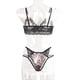 thumbnail image 2 of Traje encantador de mujer Encaje Escote en V suave Correa encantadora Traje de ropa interior encantador, M Inevent XX000119-02, 2 of 7