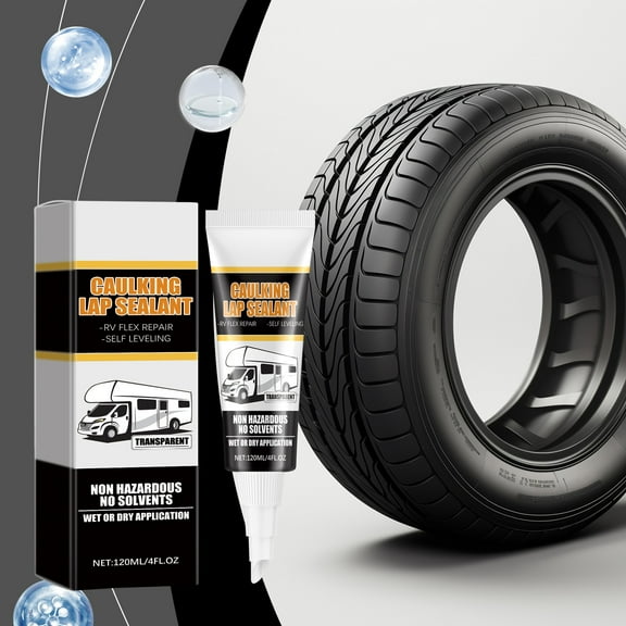 120ml Tire Sealant Spray – Fast-Acting Car Tire Repair, Wear-Resistant Bonding Agent, Portable & Easy Application, Prevents Leaks, Suitable for All Vehicle Tires