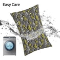 thumbnail image 6 of Salouo Modern Yellow Excavator Pattern Pillow Cases,1PC Pillow Covers with Envelope Closure Decorative Pillow Case for Bed Couch,Pillows Not Included-20"x30", 6 of 6
