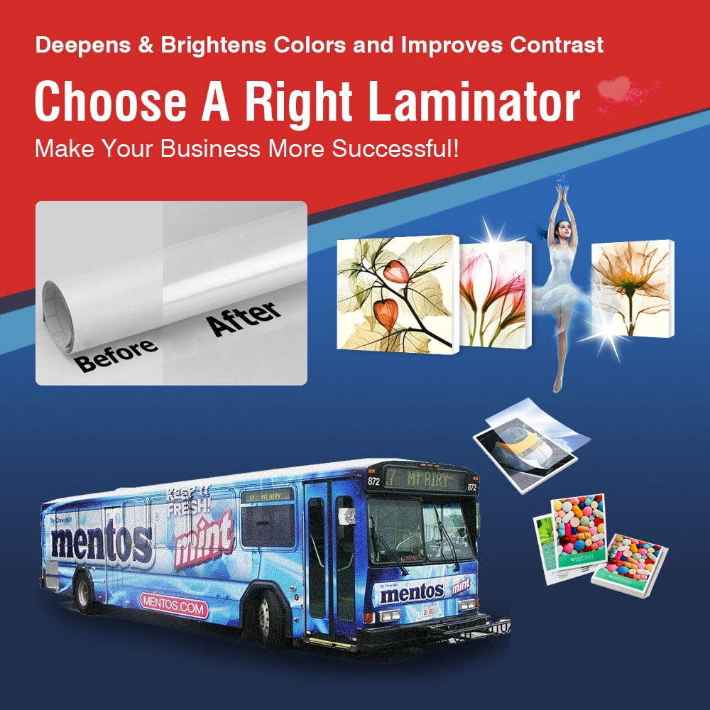Qomolangma 55" Full-Auto Wide Format Cold Laminator Large Format Laminating Machine for School Office