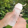thumbnail image 4 of Bouteille d'Eau Portable Transparente 350ML, Changement de Couleur à Température Adorable (avec Mots), 4 of 8