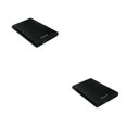 thumbnail image 3 of sweethay Caja HDD 2.5 SATA a USB 3.0 Adaptador Caja de disco duro para disco SSD Caja HDD Tipo C 3.1 Caja HD Caja externa de disco duro negro 2piezas, 3 of 6