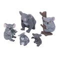 thumbnail image 1 of 5 figuras de koala de diferentes estilos, realistas, con ricos detalles, de plástico suave, para decoración de escritorios y estantes del hogar., 1 of 14
