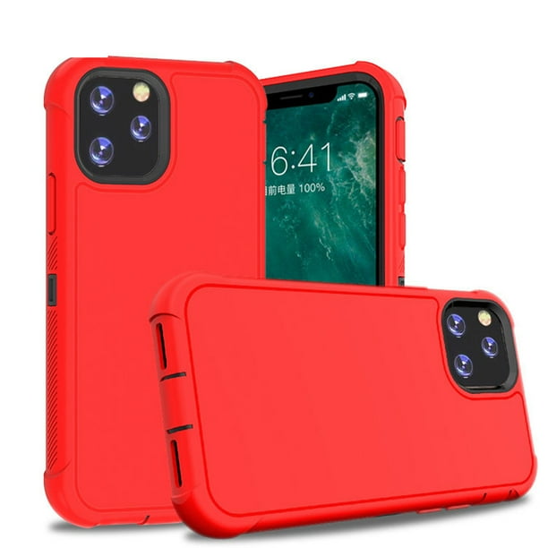 For Apple Iphone 11 Pro Max Slim Defender Shockproof Hybrid Case Cover Red Black Walmart Com Walmart Com For Apple Iphone 11 Pro Max Slim Defender Shockproof Hybrid Case Cover Red Black Walmart Com Walmart Com