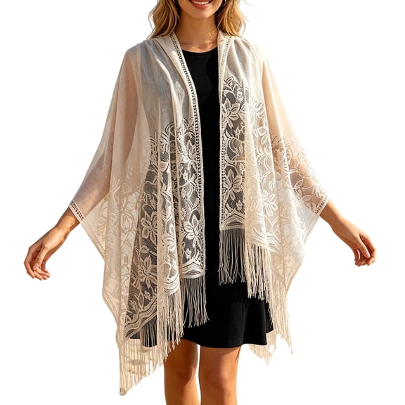Boyscolos Shawls for Women Shawls and Wraps for Evening Dresses Silk Feeling Scarf Pashmina Shawls Wedding Formal Shawl Beige One Size