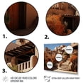 thumbnail image 3 of Designart "Egypt Nubian quintessence II" Egypt Floater Framed Wall Art Living Room, 3 of 7