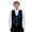 Blue Butterfly, variant on Men's Cow Pattern Suit Vest V-Neck Business Formal Dress Waistcoat Vests with 3 Pockets Soft Casual for Suit Tuxedo Slim Fit Wedding Party 4XL