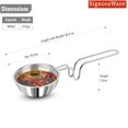 thumbnail image 2 of Tadkapan Signoraware Artista Tri-Ply | Cocción más rápida | Apto para inducción | Ideal para tadka para rasam, sambar, dals y curries | Tostar frutos secos y semillas | Preparar ghee tadka (300 ml), 2 of 2