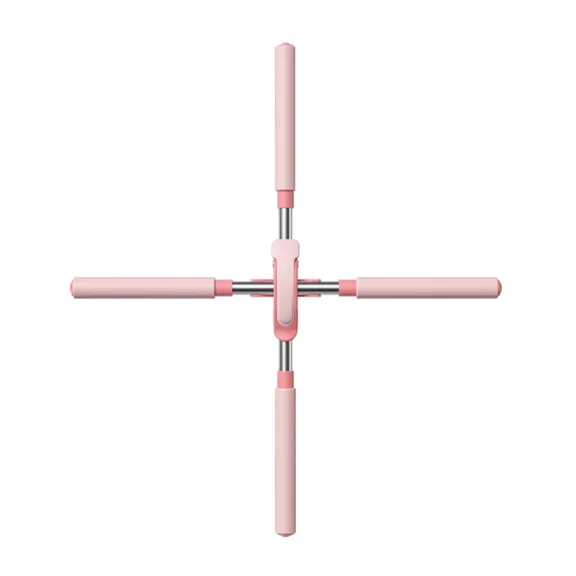 Ngardk Posture Sticks for Women, Posture Corrector for Men, Yoga Stick Stretching Tool, Pink