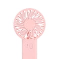 thumbnail image 2 of Ventilador deportivo de mano Ventilador pequeño con carga USB para acampar Senderismo Pesca (Rosa), 2 of 3