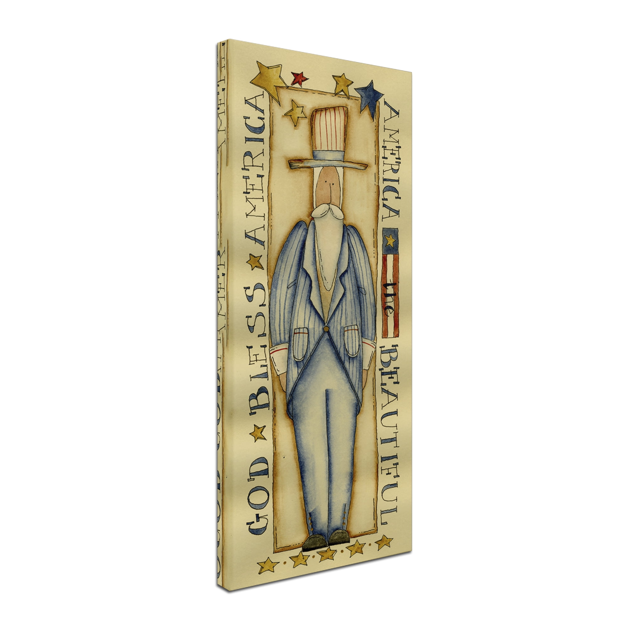 Trademark Fine Art 'America' Canvas Art by Maureen Lisa Costello