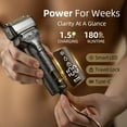 thumbnail image 2 of Noahstrong Men's Electric Razor with Trimmer – IPX7 Waterproof Foil Shaver for Wet & Dry Use, Dual-Blade Beard Trimmer with LED Display/Non-Slip Metal Handle/Travel Lock/Fast Charging, 2 of 8