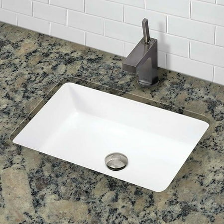 Decolav Lilli Clically Redefined Ceramic Rectangular Undermount Decolav Lilli Clically Redefined Ceramic Rectangular Undermount Bathroom Sink With Overflow