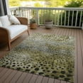 thumbnail image 6 of Addison Rugs Chantille Indoor/Outdoor Transitional Circles Brown Washable Rectangle Rug, 3' x 5', 6 of 6
