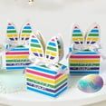 thumbnail image 1 of TIMIFIS Easter Candy Paper, Colorful Rectangular Cute Bunny Gift Boxes Easter Themed Paper Boxes for Sweets 10 Pack Paper Packaging Boxes Home Decor, 1 of 7