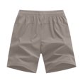 thumbnail image 6 of Vetsdori Mens Summer Shorts Dry Fit Workout Short Pants Breathable Pocket Casual Sports,Elastic Waist Plain Shorts for Men Athletic Shorts,Size XXL, 6 of 9