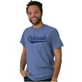 thumbnail image 5 of Colorado CO Classic Athletic Script Men's Graphic T Shirt Tees Brisco Brands X, 5 of 6