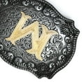 thumbnail image 3 of Hebil de Cinturón Alfabeto, Hebils Grandes Pteado Dorado de Vaquero Occidental, 26 Seleccionar METRO Macarena Los hombres hebilla de cinturón, 3 of 8