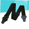 thumbnail image 5 of DEEPCRAFF Adjustable Electric Guitar Strap in Black, Lightweight with Built-in Plectrum Slots for Easy Access, 5 of 8