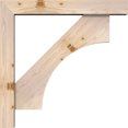 thumbnail image 3 of Ekena Millwork 5 1/2"W x 32"D x 32"H Westlake Block Smooth Bracket w/ Offset Brace, Douglas Fir, 3 of 25