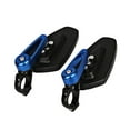 thumbnail image 2 of Paire de Poignées CNC avec Rétroviseurs Latéraux à 360 Rotation pour Moto Bleu, 2 of 4