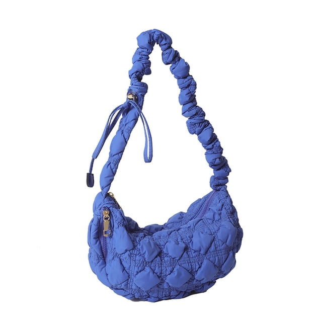 Bolso de mano acolchado para mujer Bolso acolchado Bolso acolchado Bolso de mano acolchado ligero Bolso cruzado plisado con nubes