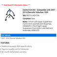 thumbnail image 2 of Control Arm Kit - Compatible with 2007 - 2014 Chevy Suburban 1500 2008 2009 2010 2011 2012 2013, 2 of 2