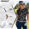 thumbnail image 6 of Binienty Golf Club His and Hers Matching Outfits with Quarter Zip Classic Fit Short Sleeve Couples Matching Golf Shirts Athletic Tops for Workout Sports Daily Wear, 6 of 7