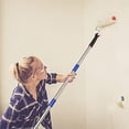 thumbnail image 2 of Yeyebest Paint Roller Extension Pole 72inches with House Paint Rollers Brush , Mural Brush for Walls and Ceiling Paint No Drip Grey,Stainless Steel, 2 of 6