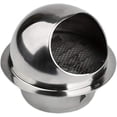 thumbnail image 1 of Grille de Ventilation, Ventilation Murale Ronde de 4 Pouces, Grille en Acier Inoxydable 304 Sortie d'Aération (100mm), 1 of 5
