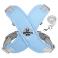 thumbnail image 2 of Dog Harness Pet X Frame No Pull Step-in Harness with Leash Set Adjustable Reflective Choke Free Puppy Padded Vest for Small Dogs, 2 of 6