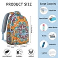 thumbnail image 6 of Spiritual Geometric Mandala Student Backpack - Waterproof & Organized Compartments, 6 of 6