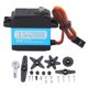 thumbnail image 1 of HOBBYFANS 35KG Servo Digital RC de acero inoxidable Servo de dirección Digital resistente al agua para 1/10 RC coche barco Robot, 1 of 8