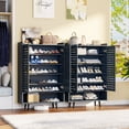 thumbnail image 5 of Bel Ark Shoe Cabinet with Doors,7-Tier Modern Shoe Storage Cabinet with Adjustable Shelves,for Entryway Front Door Hallway Living Room,Blue, 5 of 9