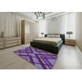 thumbnail image 4 of Ahgly Company Indoor Rectangle Patterned Purple Novelty Area Rugs, 4' x 6', 4 of 6