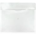 thumbnail image 3 of JAM Paper Plastic Envelopes, 12 x 18, Clear, 12/Pack, Button String, Booklet, 3 of 4