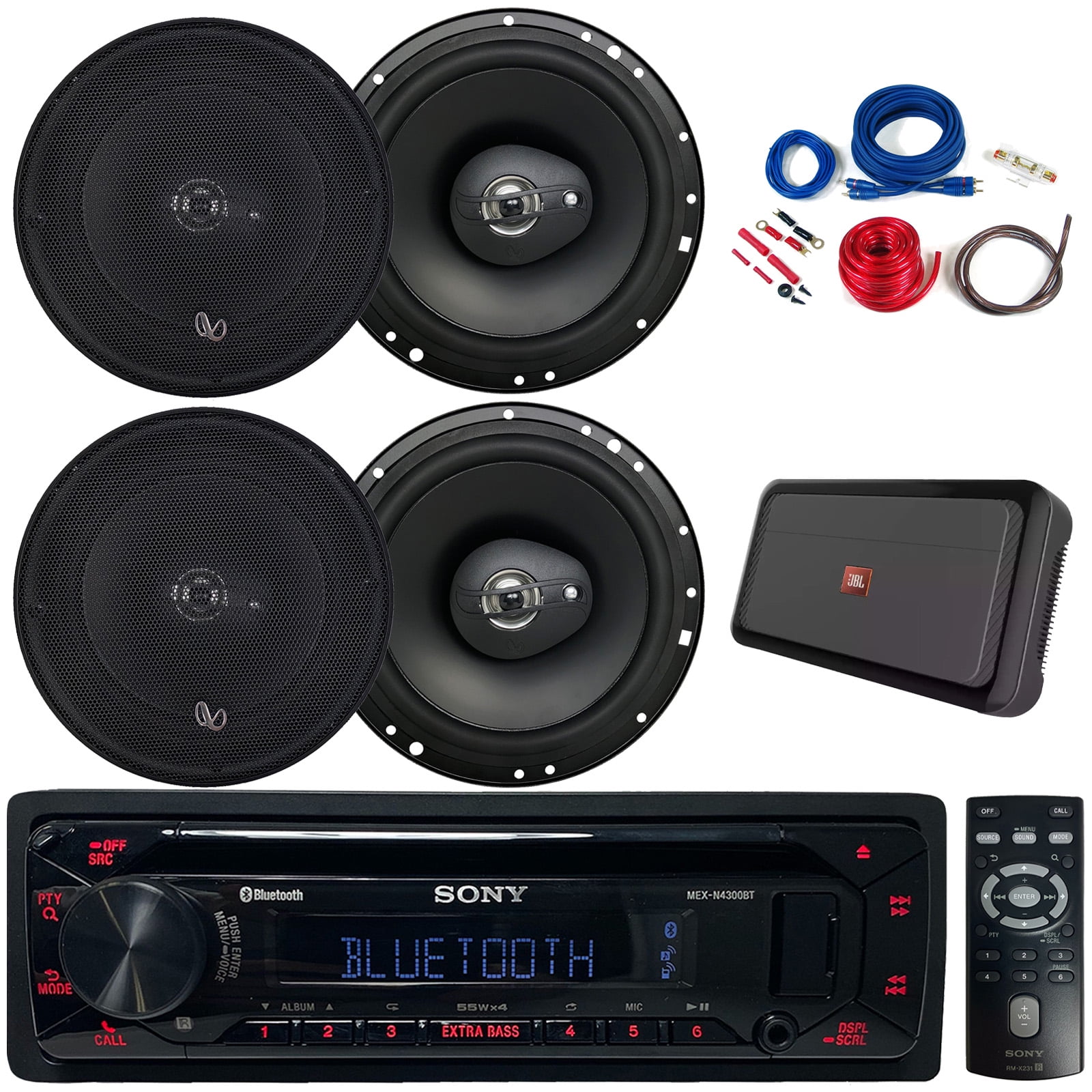 infinity sub and amp combo