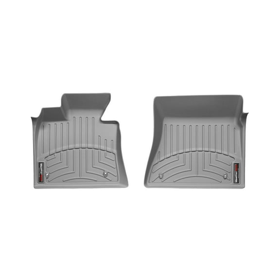 WeatherTech Custom Fit FloorLiners compatible with BMW X5 35i, X5 4.8i, X6 50i, X5 M, X5 30i, X5 35d - 1st Row (Driver & Passenger), Grey