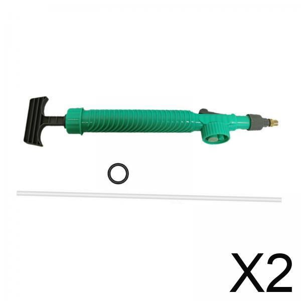 2 Pulverizadores De Bomba Manual Con Parte Superior Antideslizante Para Césped, Jardín, Hogar, Flores, Verde, Espesante