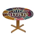 thumbnail image 3 of JEUXUS Round Tablecloth Great for Home Kitchen/Parties/Holiday Dinner White, 3 of 8