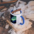 thumbnail image 5 of 3dRose, Aurora Borealis, 11oz Two-Tone Blue Mug, 5 of 7