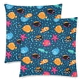 thumbnail image 2 of MKHERT Marine Life Throw Pillowcase Pillow Cover Cushion Couver 18x18 inch, Set of 2, 2 of 3