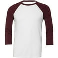 thumbnail image 1 of Canvas Mens 3/4 Sleeve Baseball T-Shirt, 1 of 3