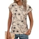 thumbnail image 1 of Tops SAMPEEL - Bonita camiseta de manga corta para mujer, talla 2XL, 1 of 5