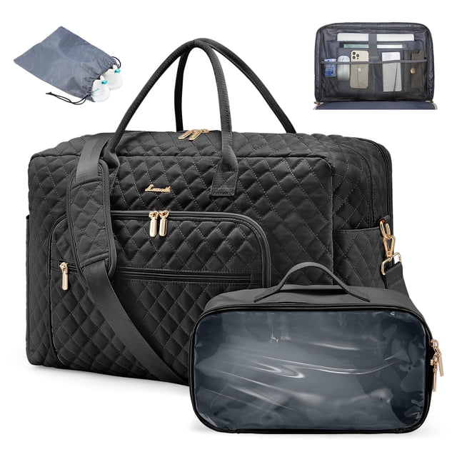 Bolsa de viaje LOVEVOOK Weekender con compartimento para portátil