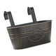 Balcon Garde-Corps Pot Suspendu Seaux Style Vintage Boîte de Jardinière pour Noir – image 1 sur 8